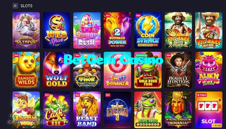BetGem Casino casino presented on mobile device in Pakistan with slots and live games